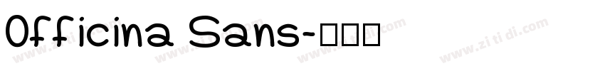0fficina Sans字体转换